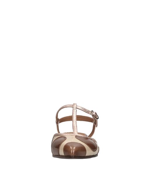 Décolleté slingback Hamel in pelle CHIE MIHARA | HAMELSABBIA
